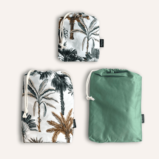 Bundle Box - Palm & Sea Green - Little Human Linens