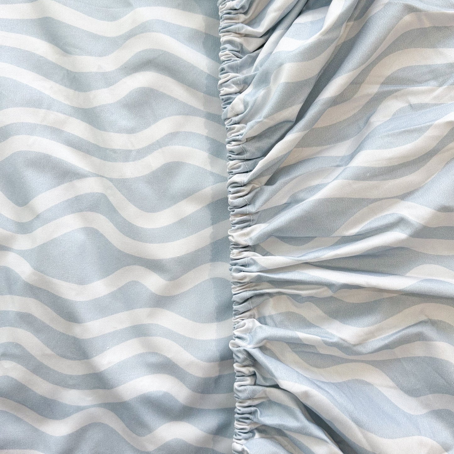 Cot Waterproof Sheet - Bright Waves - Little Human Linens